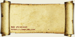 Negovanka Michaud vizit kartica